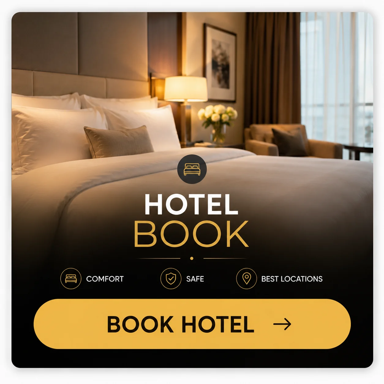 Book Hotels (Designed Image)